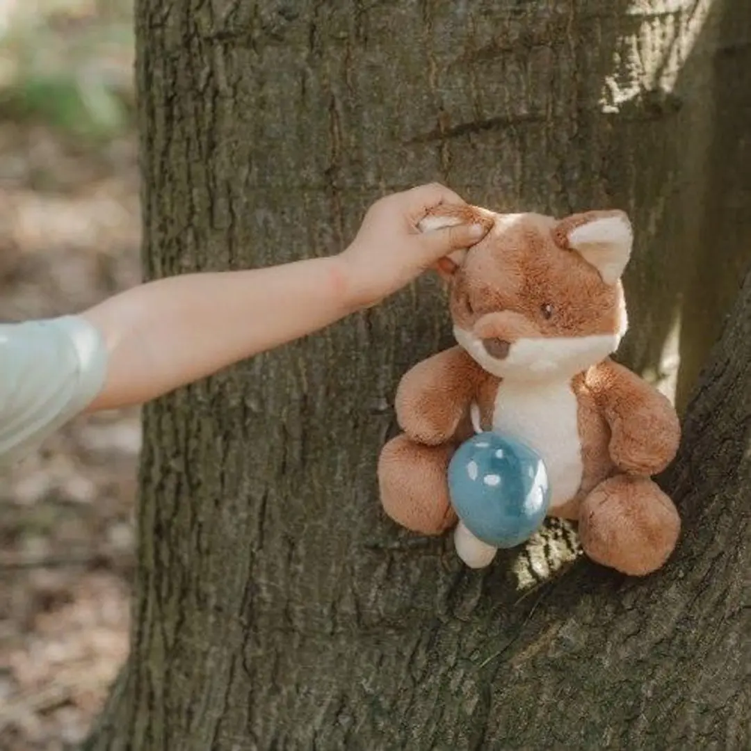 Little Dutch Knuffel Vos Forest Friends - Bruin/Blauw