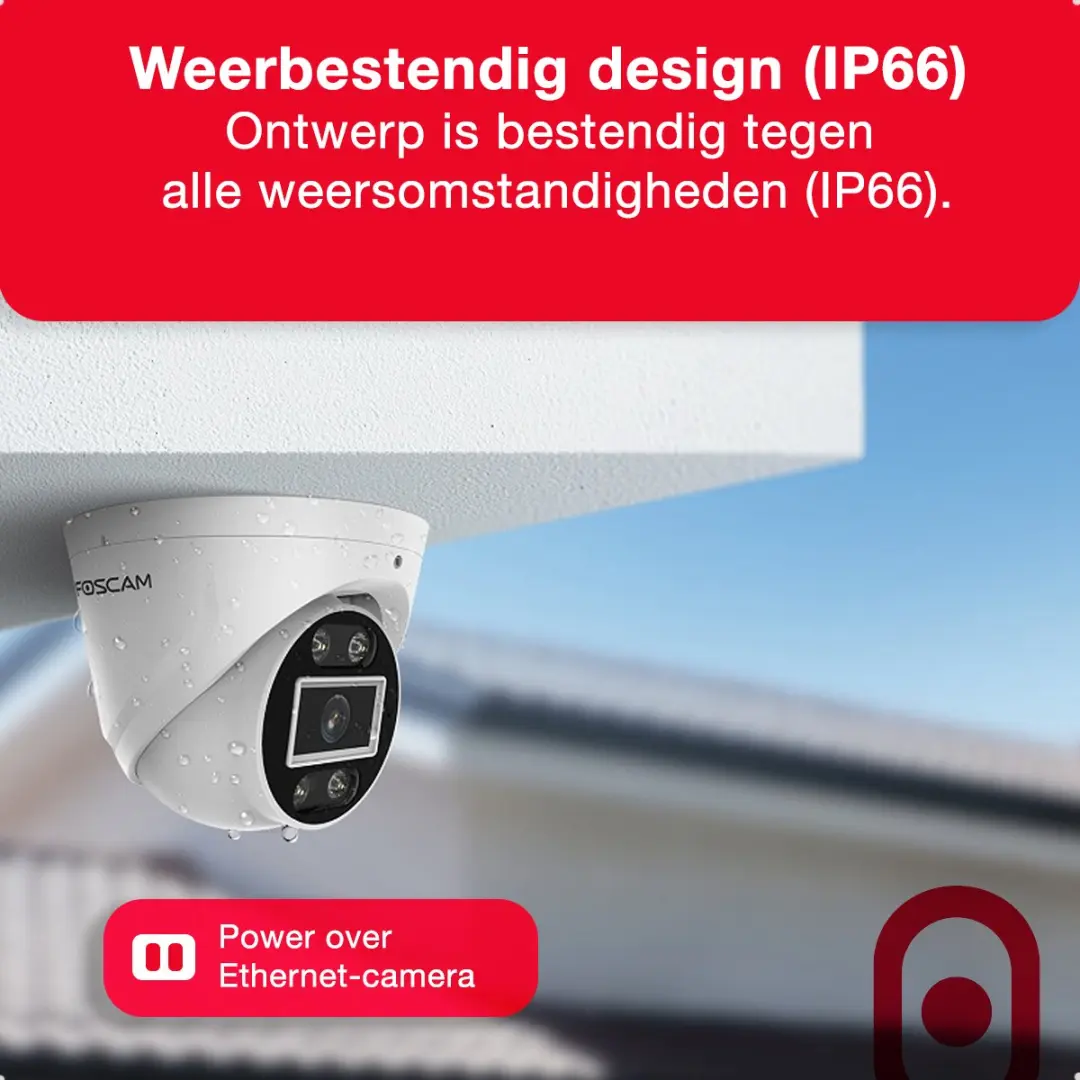 Foscam T5EP-W 3K Turret Camera - Wit