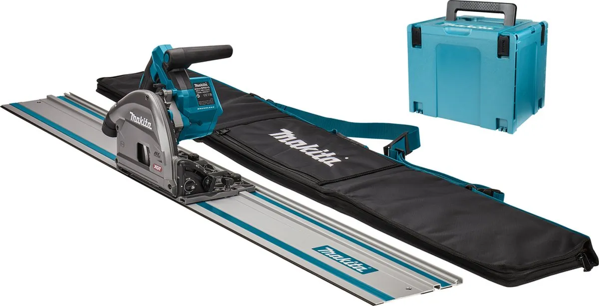Makita SP001GZ04 Accu Invalzaag 165mm XGT 40V Max - met Geleiderail 1500mm