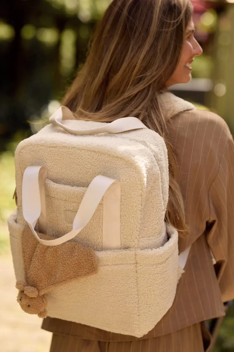 Jollein Luiertas Rugzak Teddy Lou Sand
