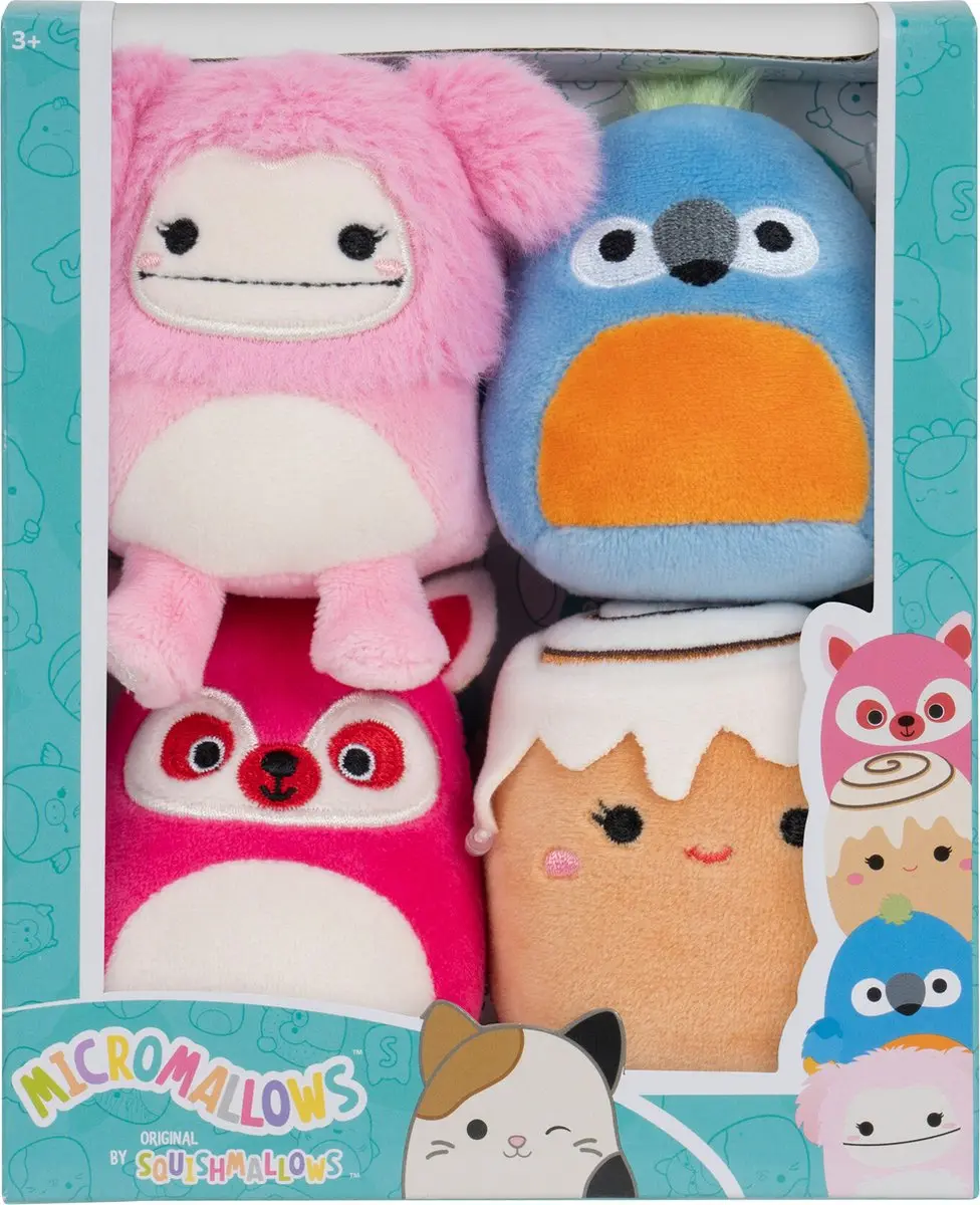 MicroMallows Squishmallows 6,5cm Chanel/Brina/Lucia/Tenise