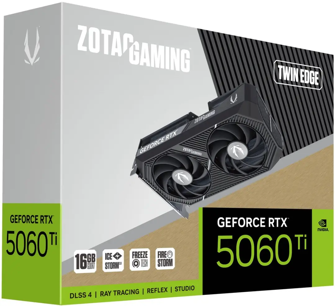 Zotac GAMING GeForce RTX 5060 Ti Twin Edge ZT-B50620E-10M - 16GB GDDR7