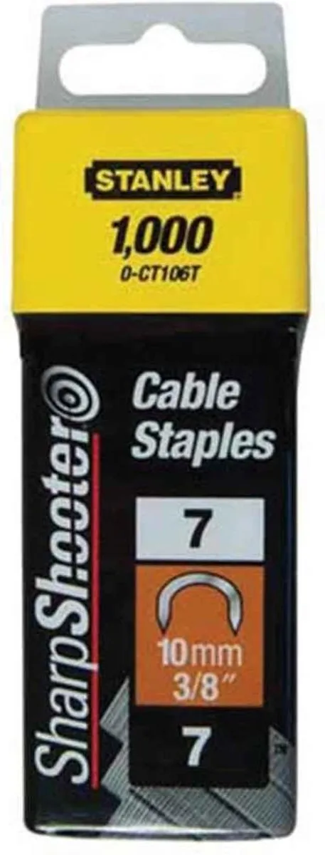 Stanley 1-CT107T Krammen Type 7 - 1000 Stuks