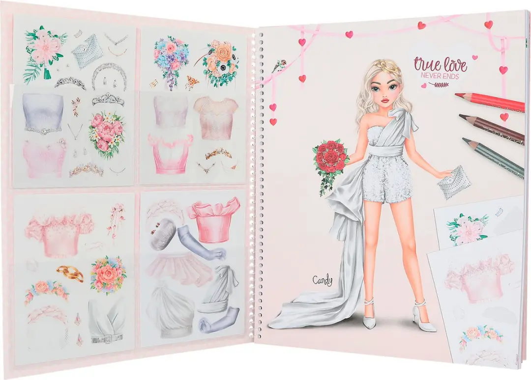 Depesche TOPMOdel Create your Wedding Special Kleurboek - Multicolor