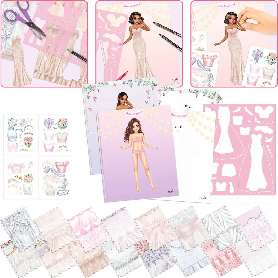 Depesche TOPMOdel Create your Wedding Special Kleurboek - Multicolor
