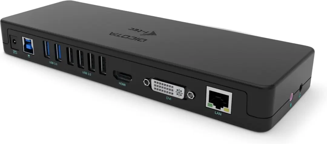 Dicota D31950 Notebook Dock - USB Type-C - Zwart