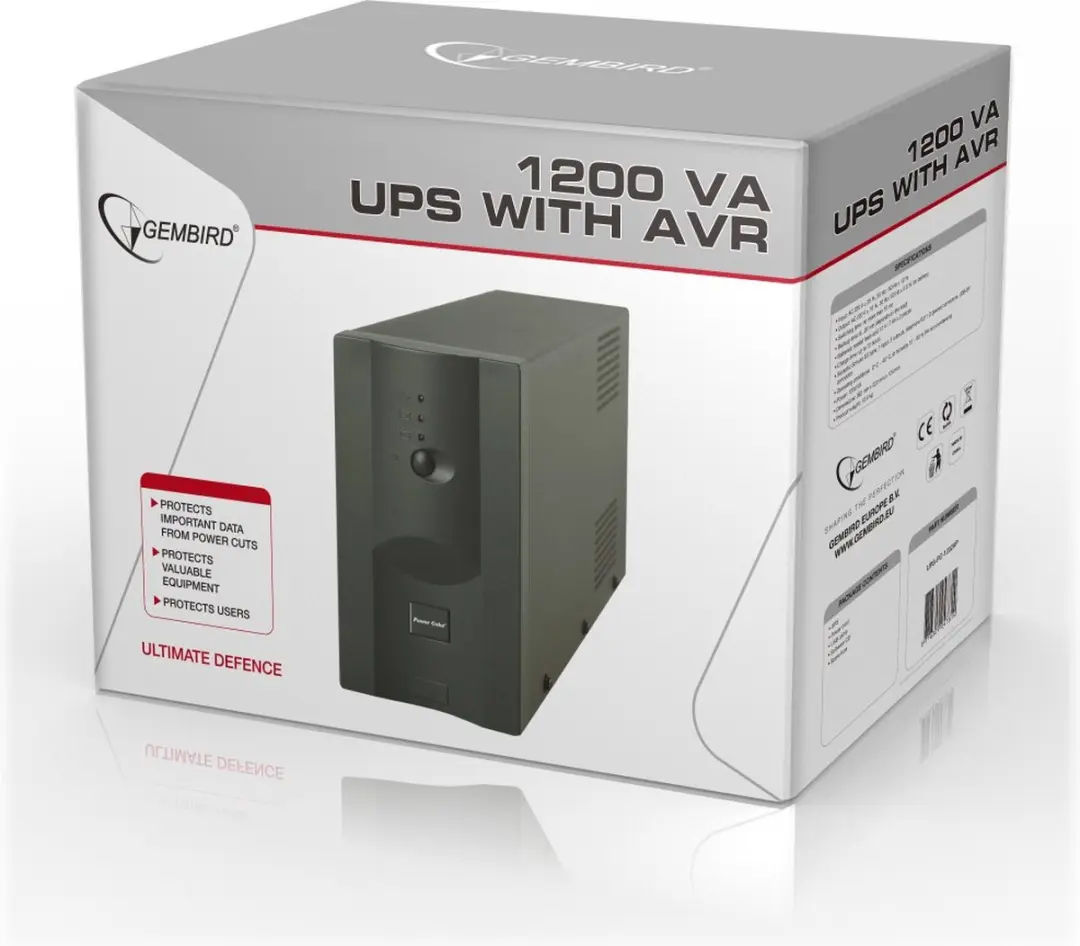 EnerGenie UPS-PC-1202AP UPS 1200VA - Zwart