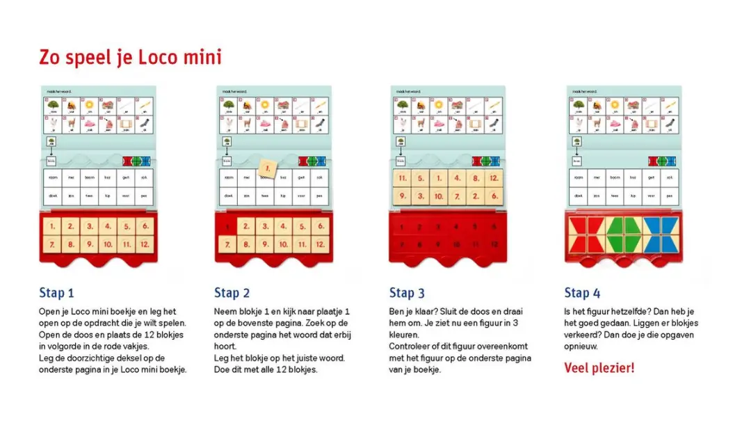 Loco Mini Woorden Leren 5-7 Jaar - 36 Pagina's