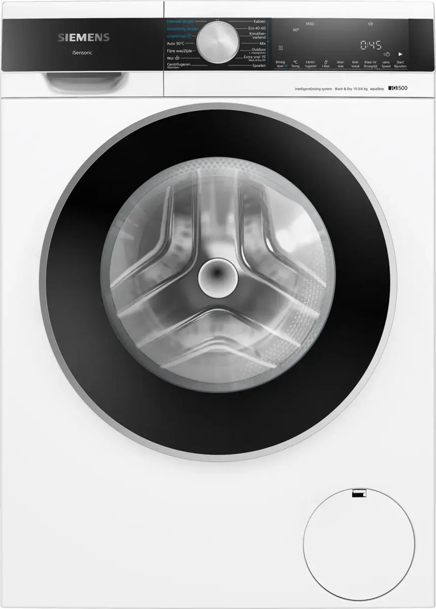 Siemens iQ700 WN54G2A7NL Was-droogcombinatie 10,5/6 kg