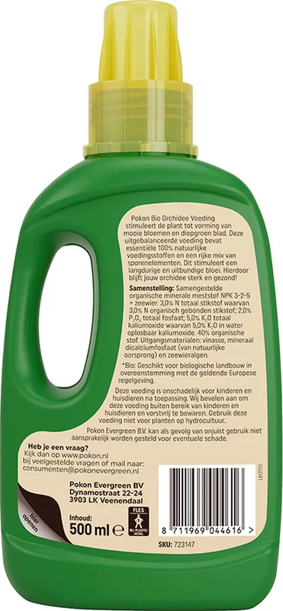 Pokon Bio Orchidee Voeding 500ml