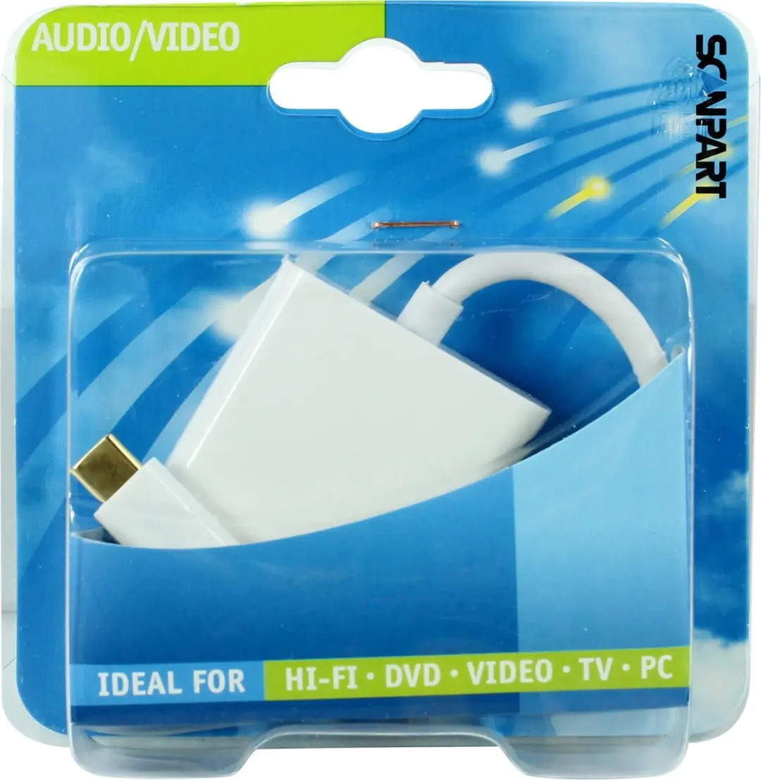 Scanpart USB-C naar HDMI Adapter 4K@60Hz - Wit