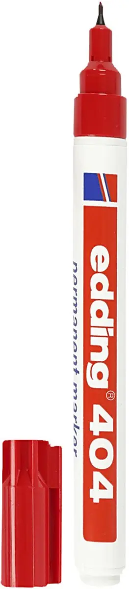 edding 404 Permanent Marker - Rood