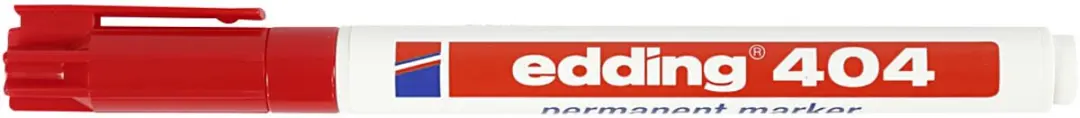 edding 404 Permanent Marker - Rood