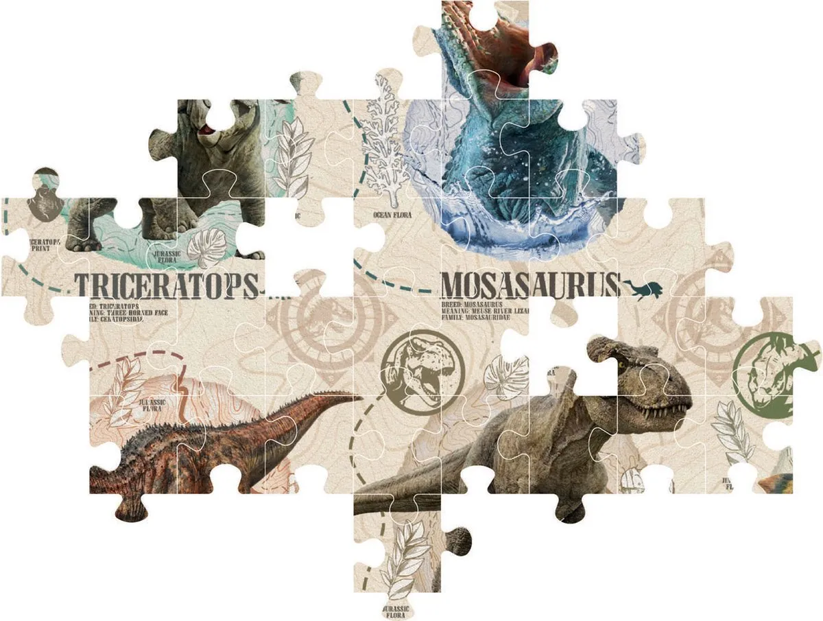 Clementoni Jurassic World Puzzel 104 Stukjes - Multicolor