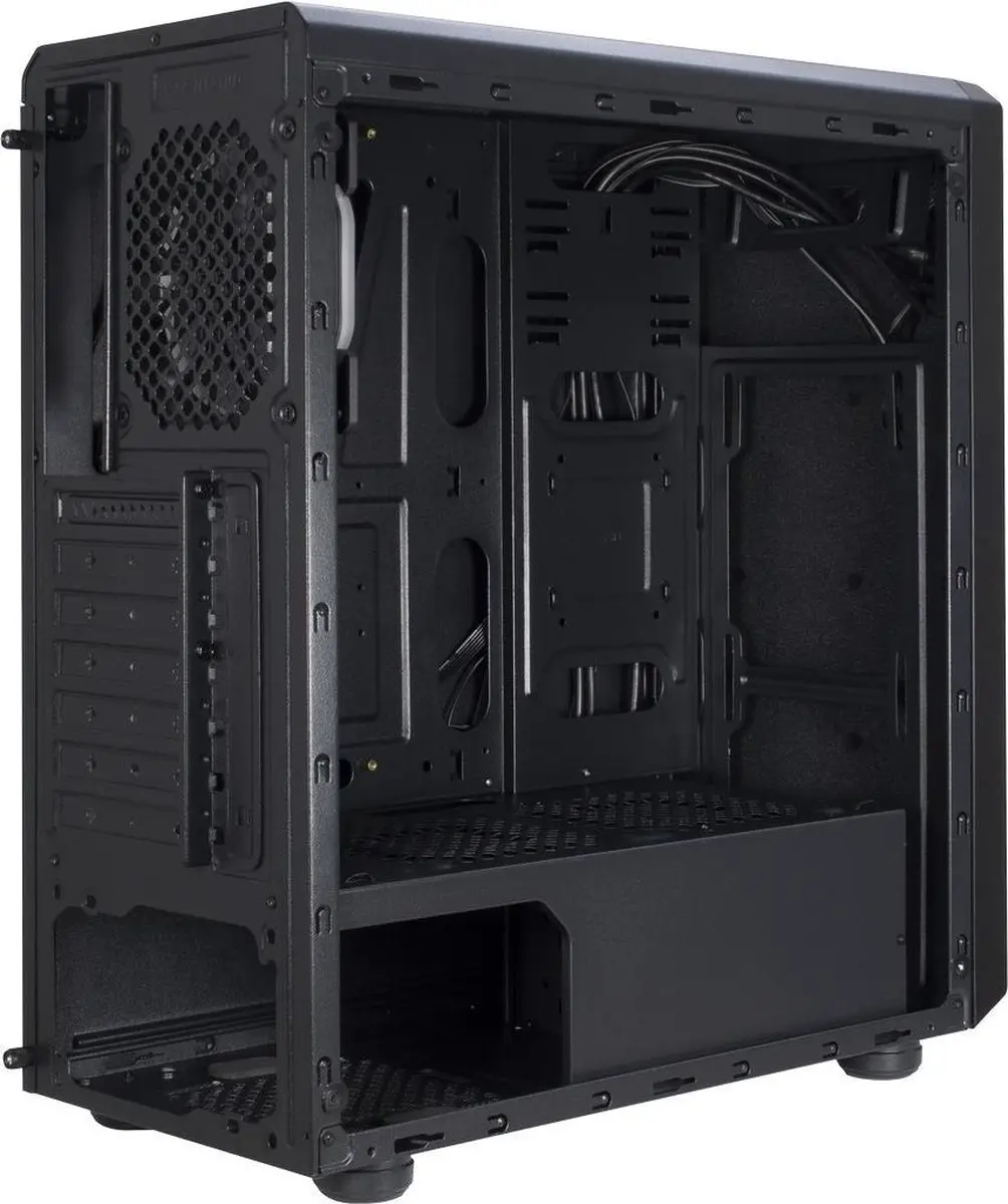 Inter-Tech C-3 Saphir RGB Midi Tower - Zwart