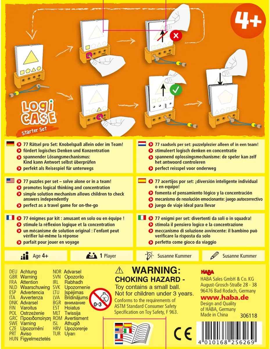 Haba Denkspel LogiCASE Starter Set 4+ - Meerkleurig
