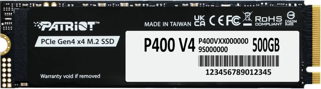 Patriot P400 V4 M.2 SSD 500GB