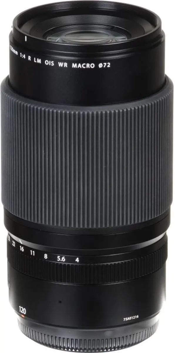 Fujifilm GF 120mm f/4 R LM OIS WR Macro - 72mm - Zwart
