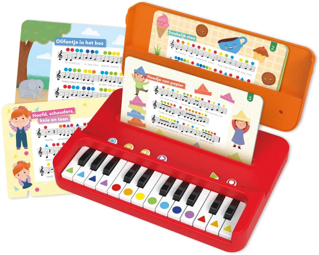 Muziek Educatief Speelgoed Piano Leren 1110100449 - Meerkleurig