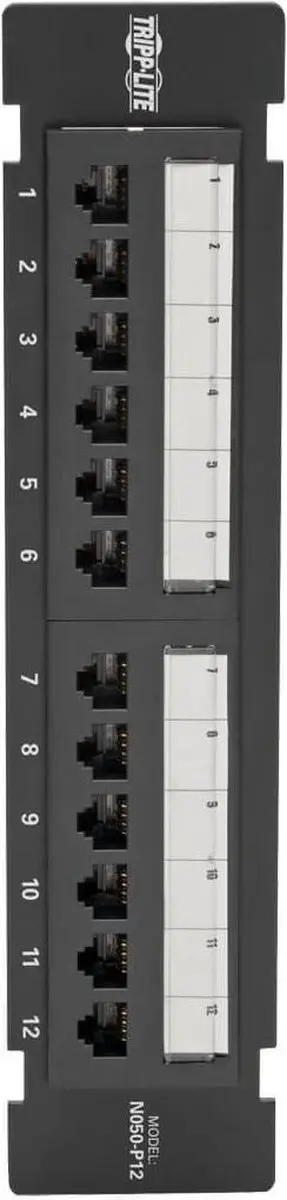 Tripp Lite N050-P12 Patch Paneel - Zwart