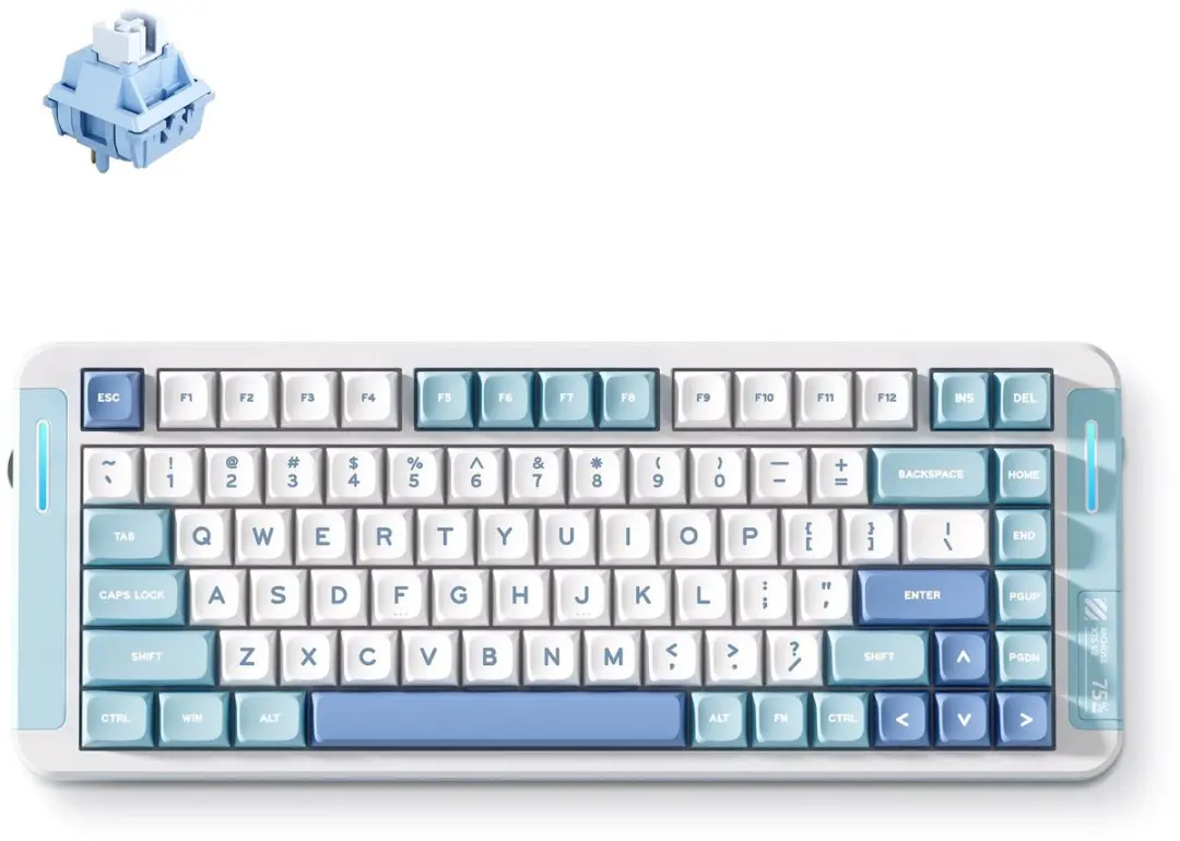 MCHOSE X75 V2 Mechanische Toetsenbord Blauw