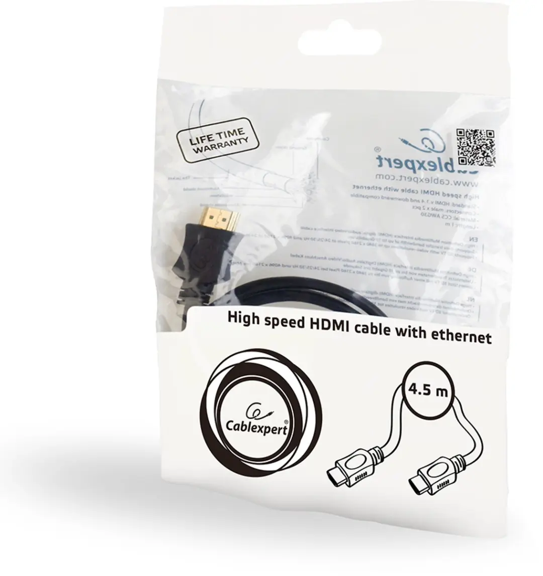 Cablexpert Select Series HDMI Kabel 4.5m - Zwart