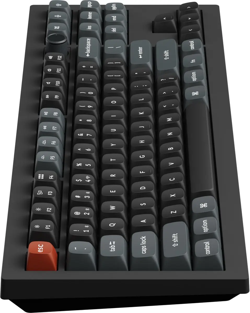 Keychron V3 Ultra Mechanisch Toetsenbord V3U-D3 - 80% - Bruine Switch - Zwart
