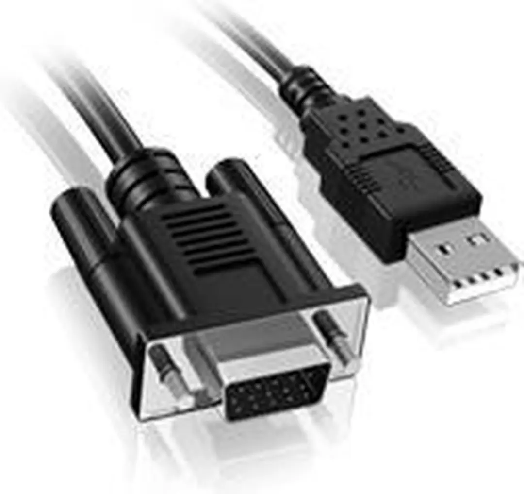Icy Box IB-AC512 VGA Audio HDMI Adapter - Zwart