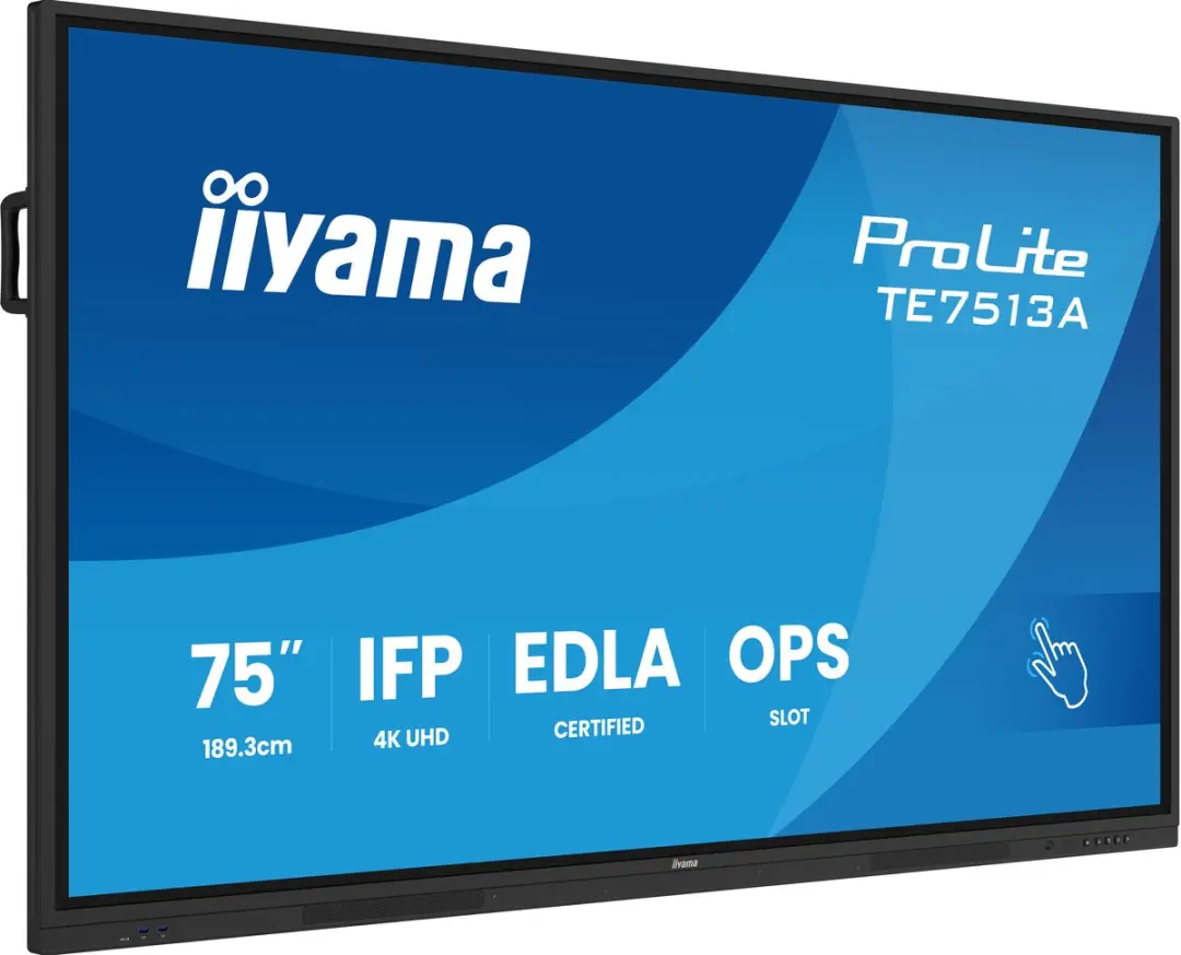 iiyama TE7513A-B2AG Interactief Touchscreen 75" 4K