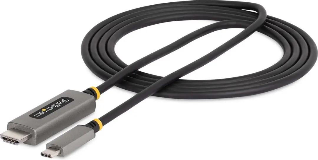 Startech USB-C naar HDMI 2.1 Kabel 8K 30Hz 2m - Zwart/Zilver