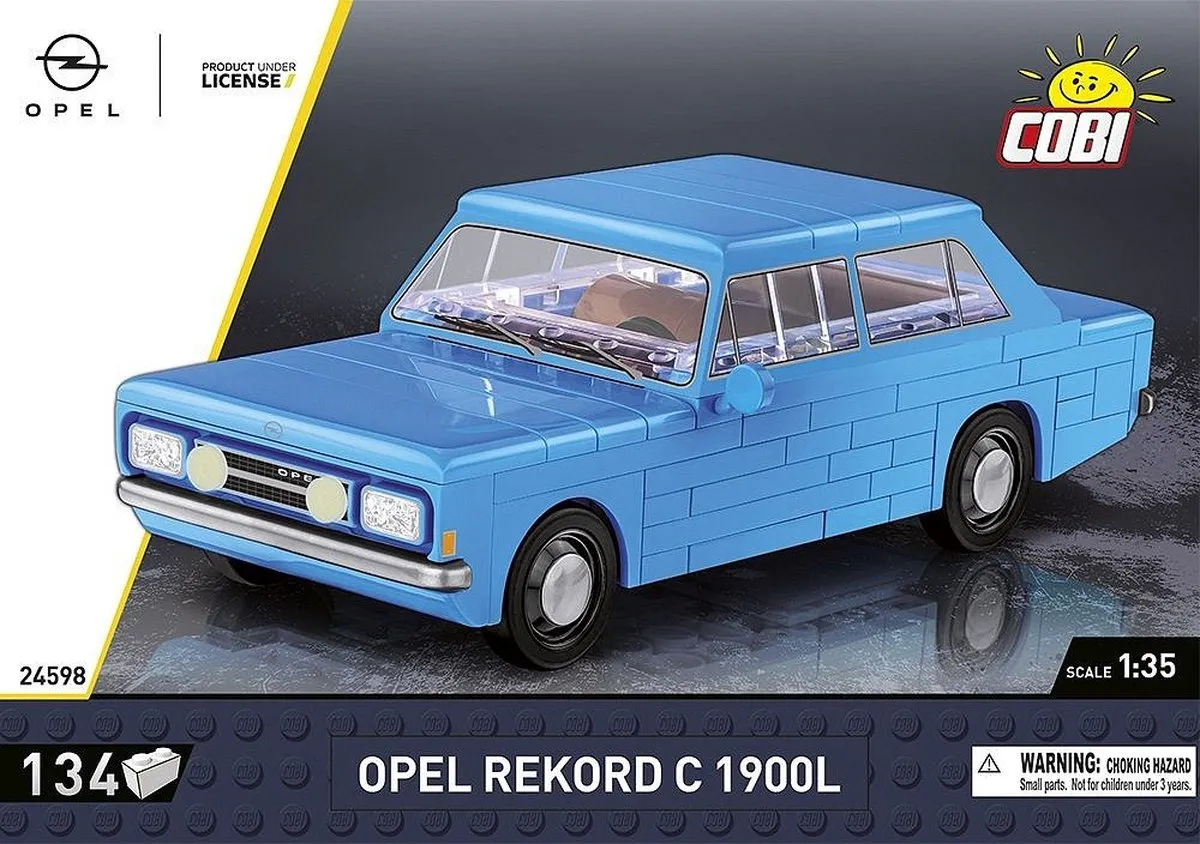 Cobi Opel Rekord C 1900 L - 134 Stukken - Meerkleurig