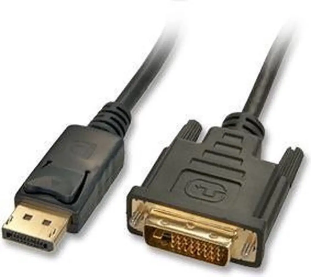 Lindy 41493 DisplayPort naar DVI-D Adapterkabel 5m - Zwart - afbeelding 6 van 6