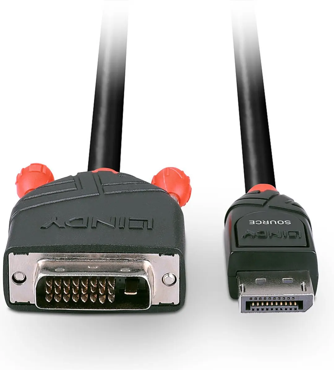 Lindy 41493 DisplayPort naar DVI-D Adapterkabel 5m - Zwart