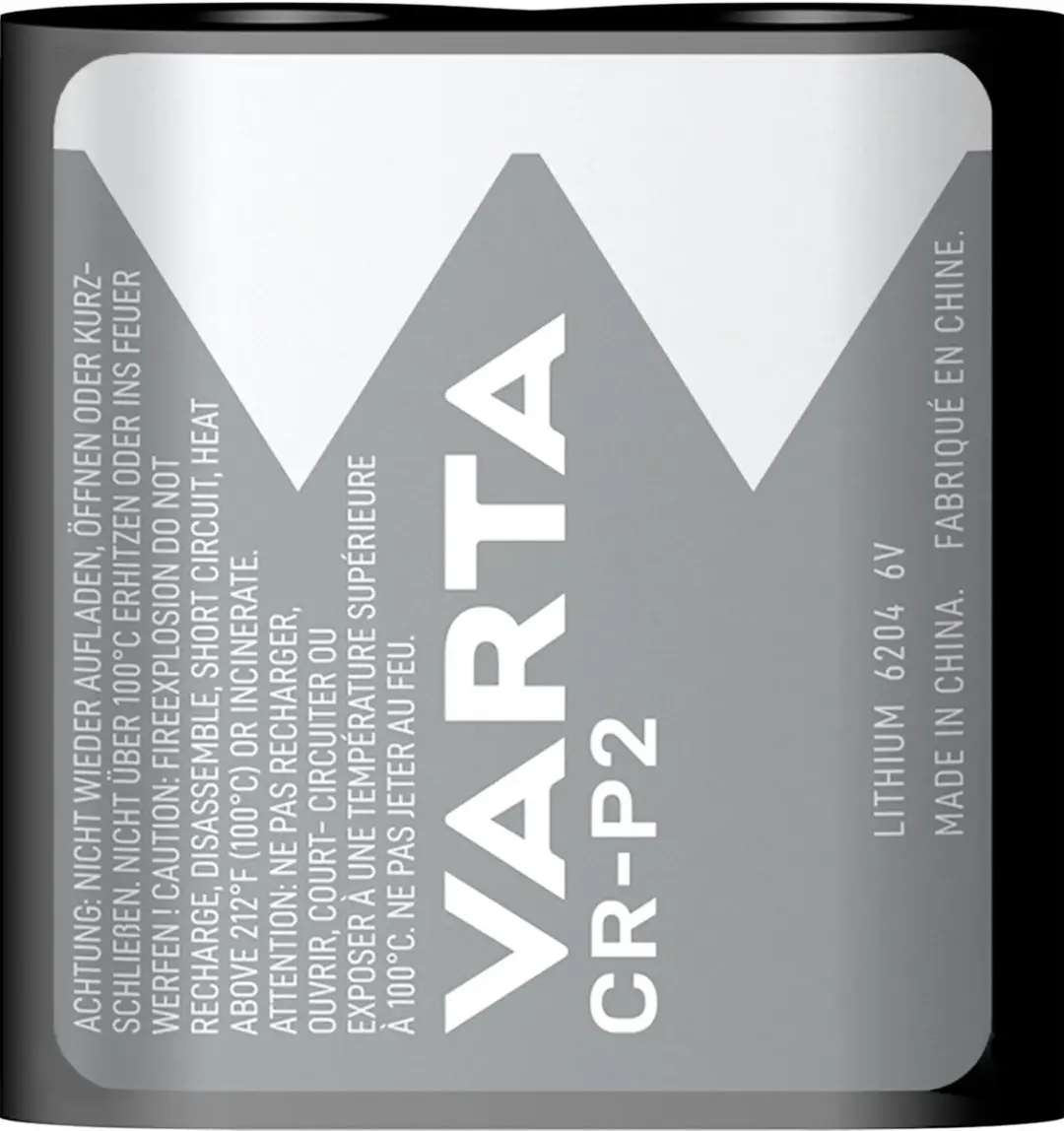 Varta CR-P2 Lithium Cilindrische Batterij 1600mAh