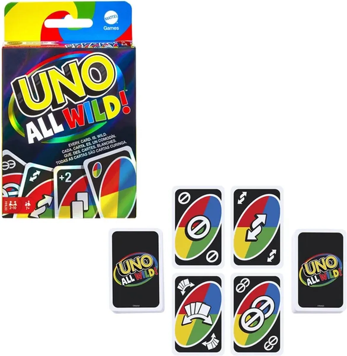 Mattel Games UNO All Wild Kaartspel - HHL33