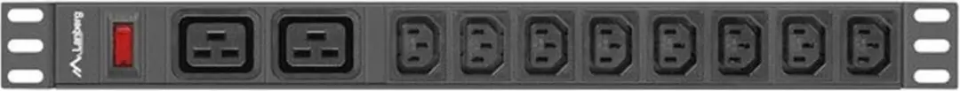 Lanberg Serie PDU-02I1908I-0200-C20-BK Stroomverdeler 1U 16A