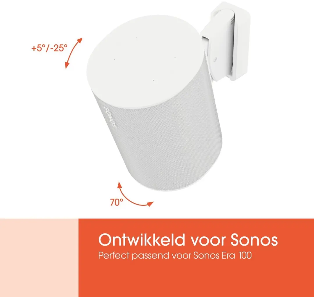 Vogel's SWM 4021 Sonos Era 100 Muurbeugel - Wit - afbeelding 6 van 6