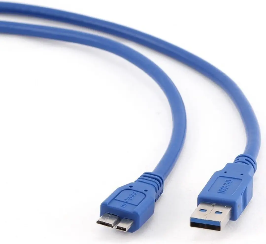 Cablexpert CCP-mUSB3-AMBM-0.5M Oplaadkabel USB 3.0 - Blauw