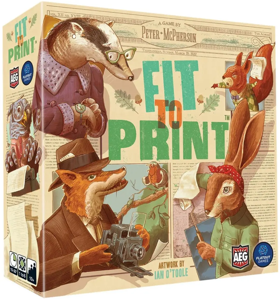 Fit to Print AEG1028 Gezelschapsspel