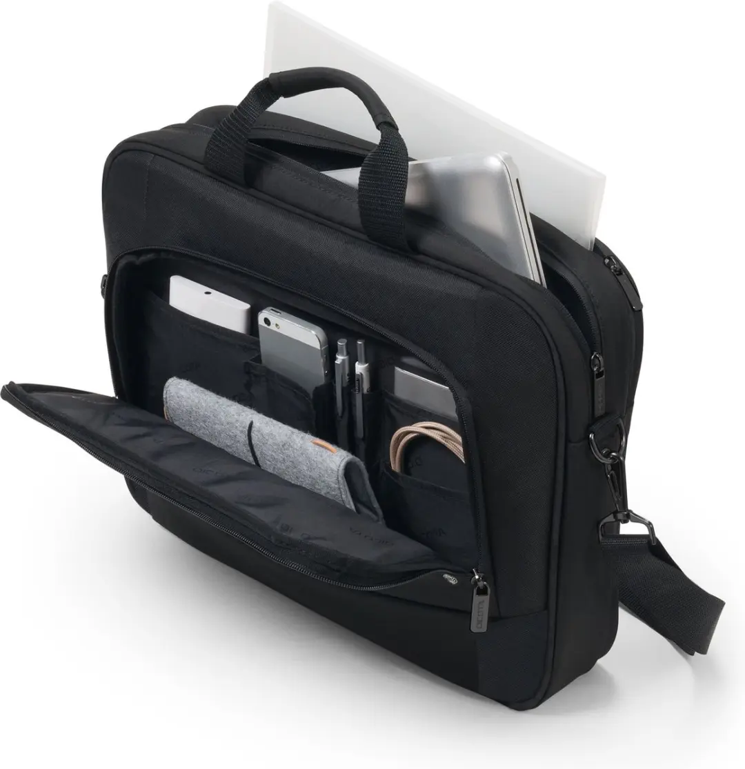 Dicota D31324-RPET Laptoptrolley 14" - Zwart - afbeelding 2 van 6