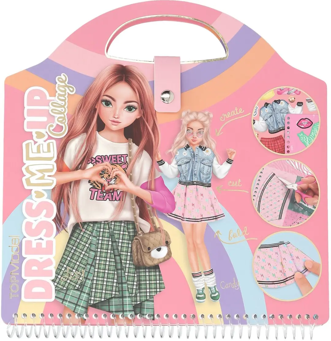 Depesche TOPModel Dress Me Up Collage Boek - Multicolor
