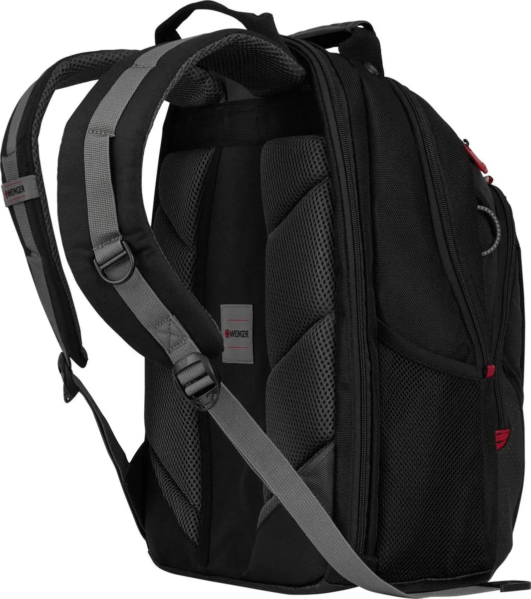 Wenger Legacy 16 Rugzak 600631 - 11 Vakken - Zwart/Grijs