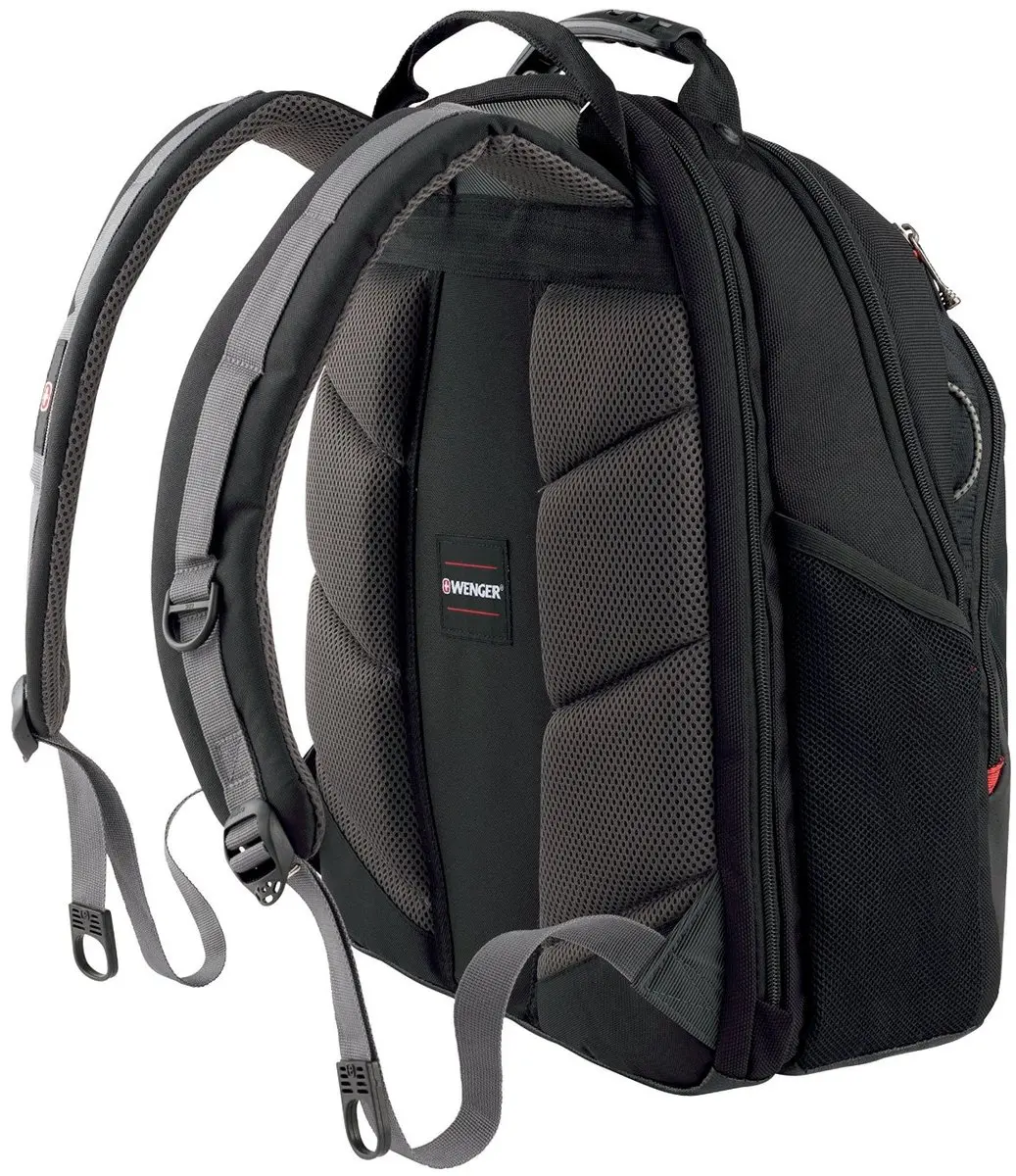 Wenger Legacy 16 Rugzak 600631 - 11 Vakken - Zwart/Grijs