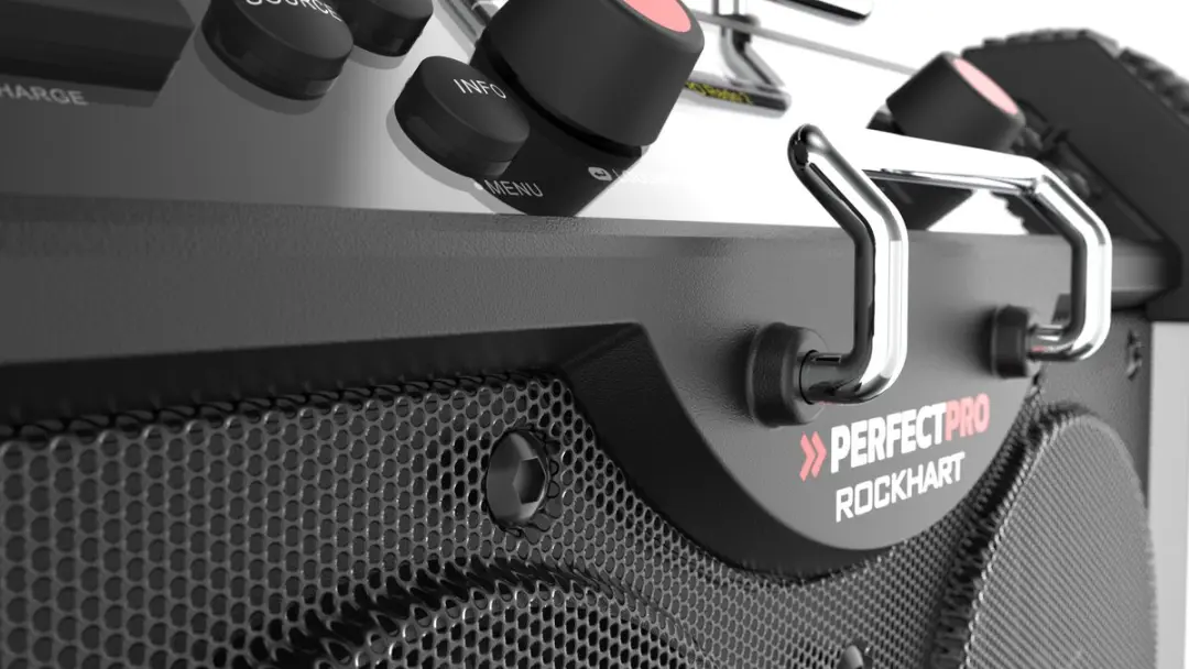 Perfectpro Rockhart RH4 Bouwradio - DAB+ Bluetooth - 30W - Zwart