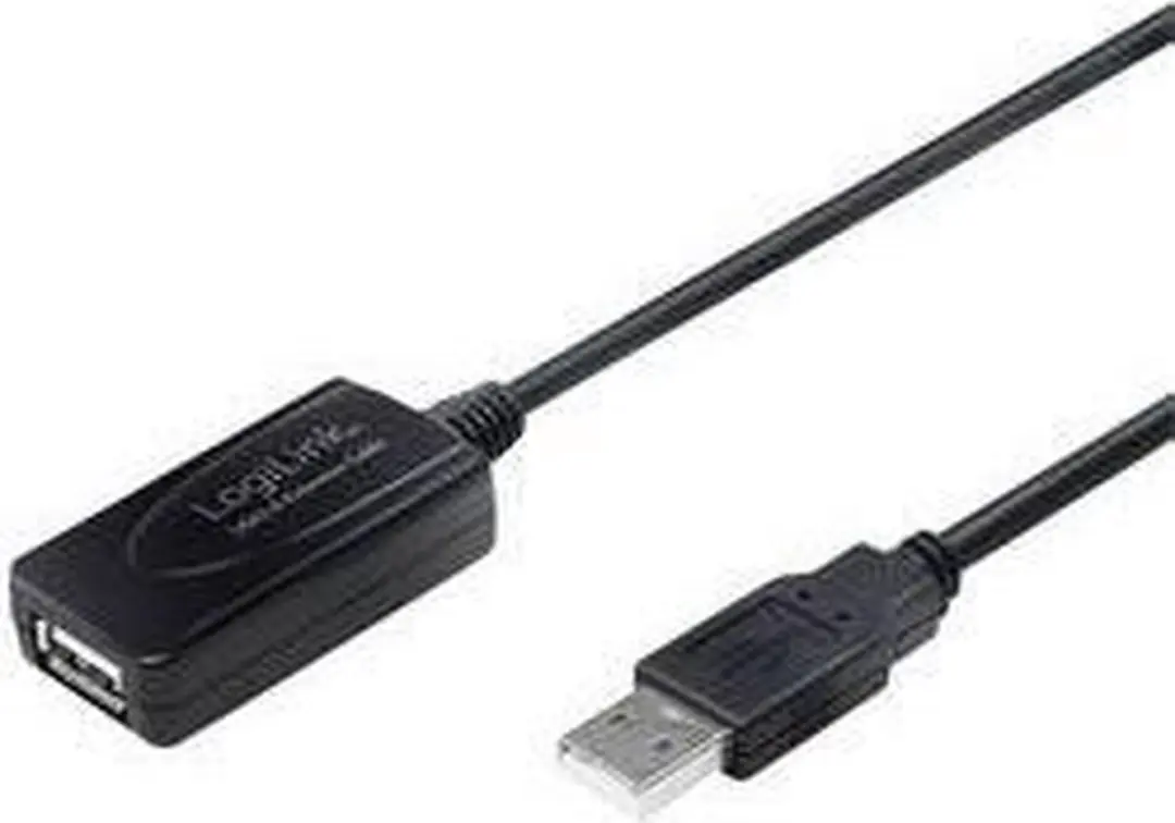 Logilink UA0143 USB 2.0 Kabel 10m - Zwart