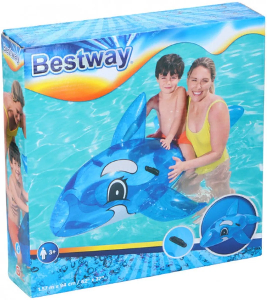 Bestway Ride-on Walvis Blauw - MPN 41037 - afbeelding 6 van 6