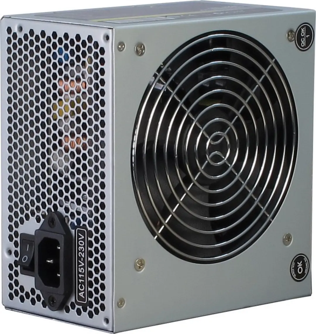 Inter-Tech Coba CES-350B Voeding 350W - Zilver