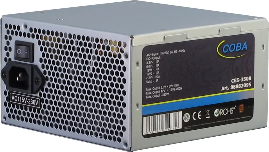 Inter-Tech Coba CES-350B Voeding 350W