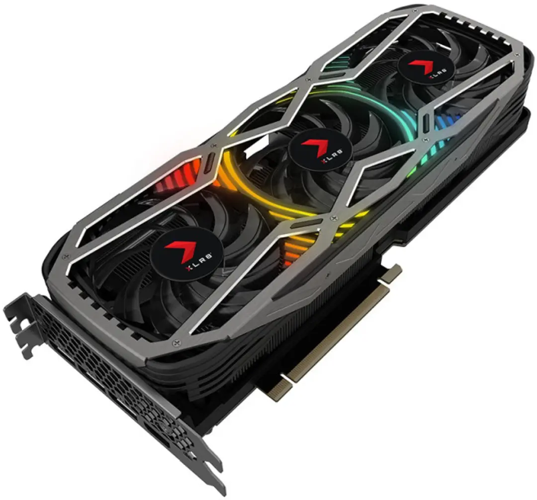PNY GeForce RTX 3070Ti VCG3070T8TFXPPB Grafische Kaart - Grijs/Zwart