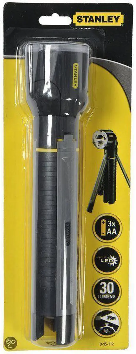 Stanley Maxlife LED Zaklamp - Zwart - afbeelding 6 van 6